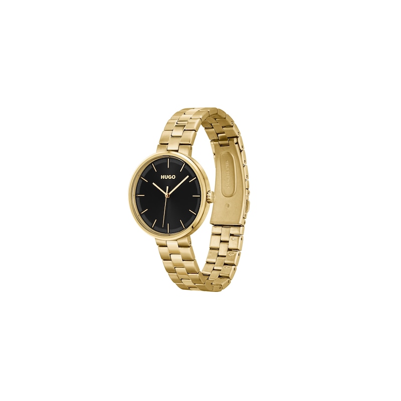 Main Image 2 of HUGO #CRUSH Ladies' Gold IP Bracelet Watch