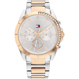 Tommy Hilfiger Crystal Ladies' Two Tone Bracelet Watch