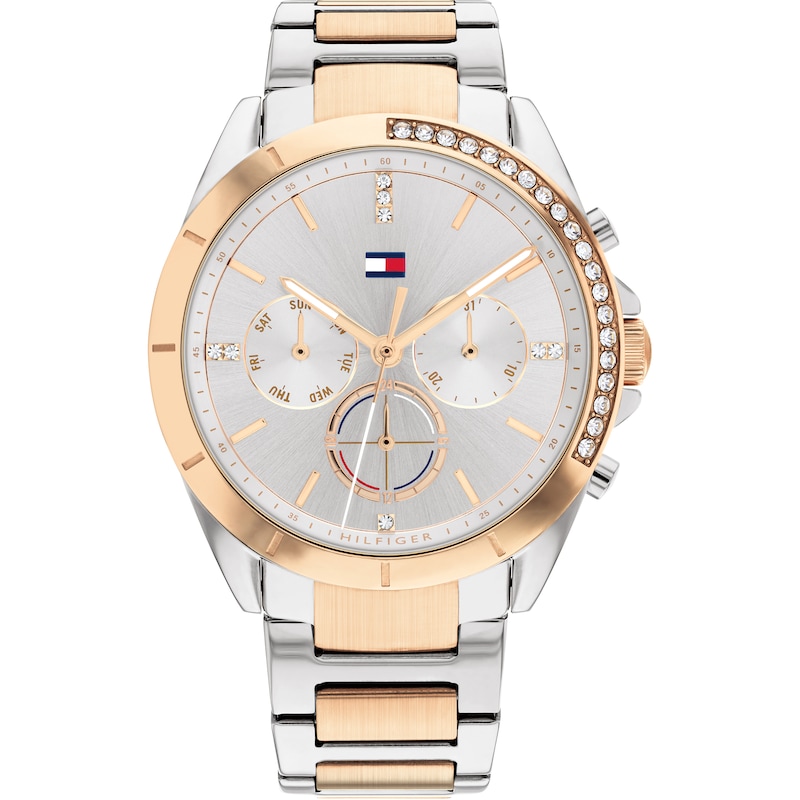 Main Image 1 of Tommy Hilfiger Crystal Ladies' Two Tone Bracelet Watch