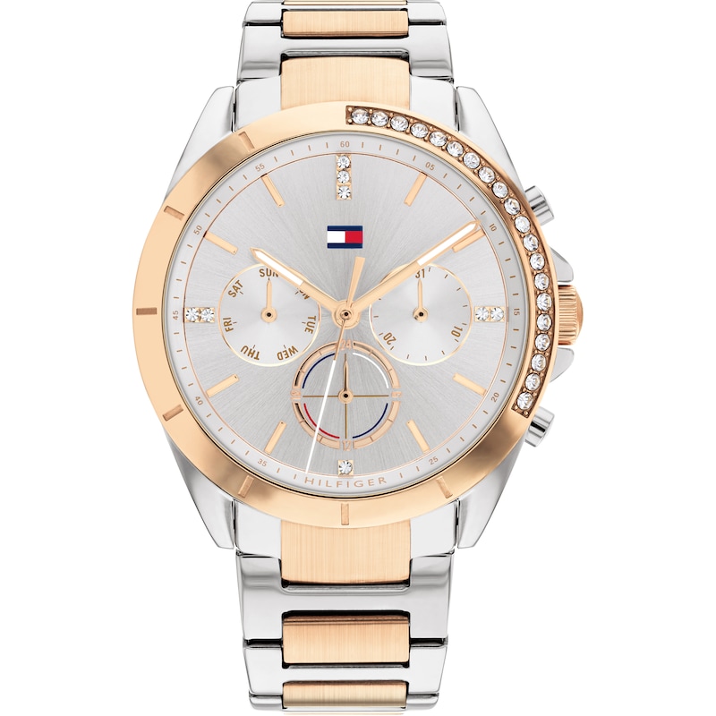 Tommy Hilfiger Crystal Ladies' Two Tone Bracelet Watch