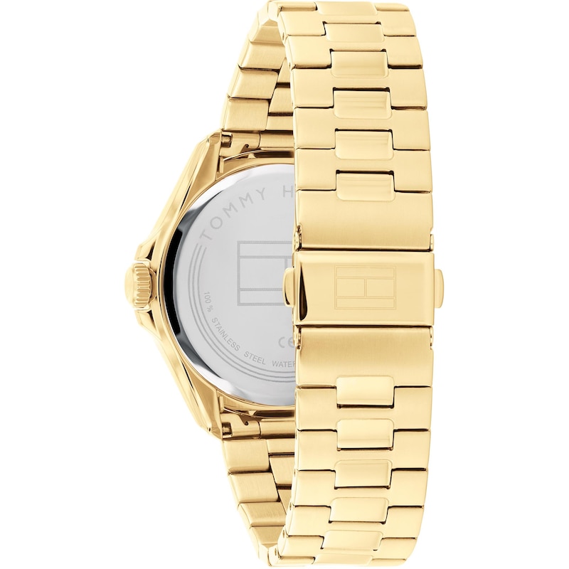 Main Image 2 of Tommy Hilfiger Men's Black Dial Yellow Gold Tone Watch