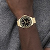 Thumbnail Image 3 of Tommy Hilfiger Men's Black Dial Yellow Gold Tone Watch
