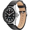 Thumbnail Image 1 of Tommy Hilfiger Men's Black Leather Strap Watch