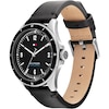 Thumbnail Image 2 of Tommy Hilfiger Men's Black Leather Strap Watch
