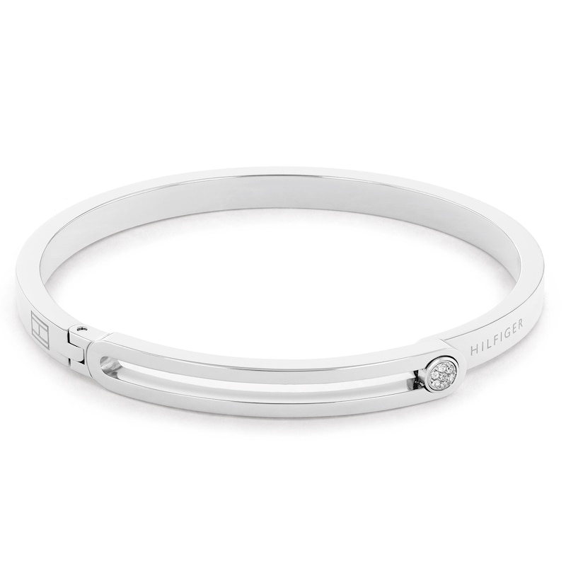 Tommy Hilfiger Ladies' Stainless Steel Minimalist Bangle