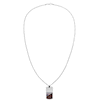 Thumbnail Image 0 of Tommy Hilfiger Men's Stainless Steel & Wood Dog Tag Pendant