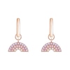 Thumbnail Image 1 of Olivia Burton Rainbow Rose Gold Tone Huggie Hoop Earrings