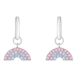 Olivia Burton Rainbow Sterling Silver Huggie Hoop Earrings