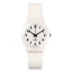 Thumbnail Image 0 of Swatch Just White Soft White Silicone Strap Watch