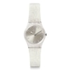 Thumbnail Image 0 of Swatch Silver Glistar Too Ladies' Silicone Strap Watch