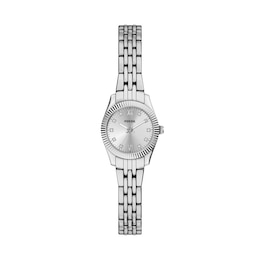 Fossil Women's Scarlette Mini Three-Hand Silver-Tone Dial Stainless Steel Bracelet Watch