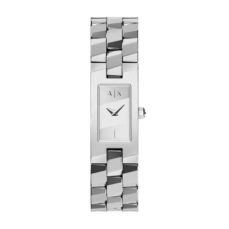 Main Image 1 of Armani Exchange Women's Two Hand Silver Tone Dial & Silver Tone Stainless Steel Bracelet Watch