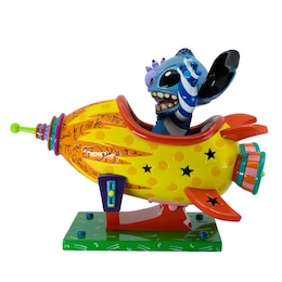 Stitch Rocket Ship Cast Stone Figurine by Disney Britto