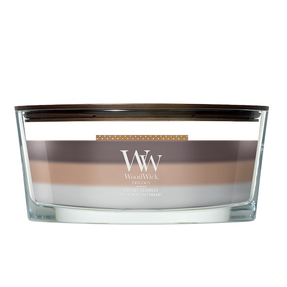 WoodWick Radiant Cashmere Trilogy Ellipse Candle