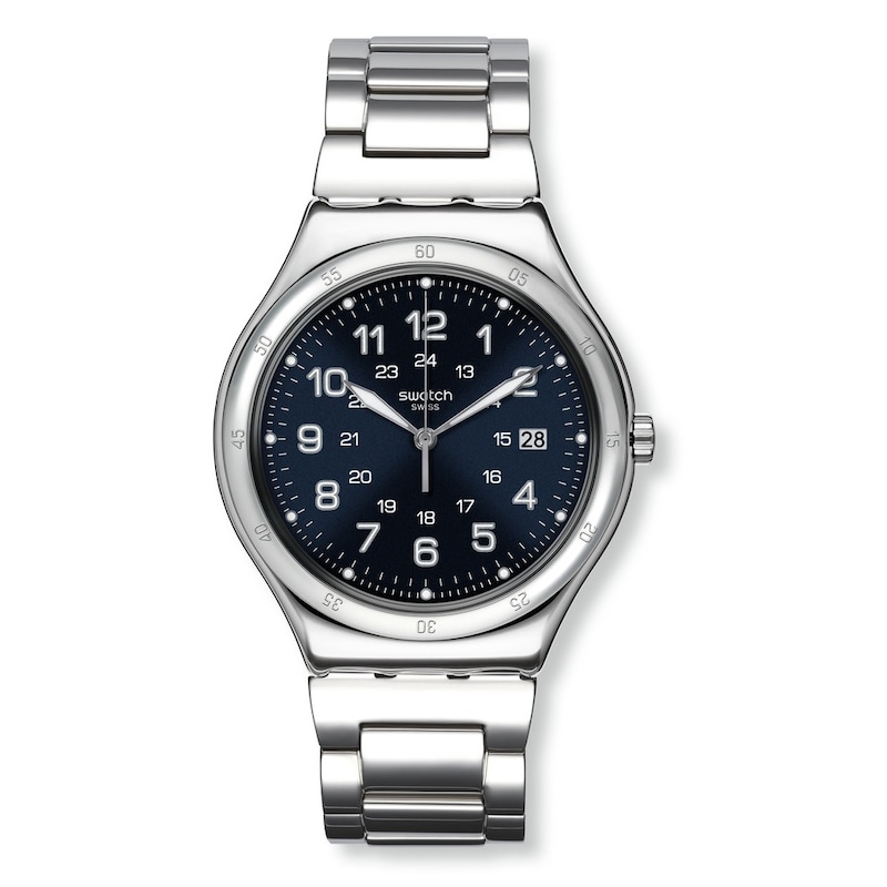 Swatch Blue Boat Stainless Steel Bracelet Watch