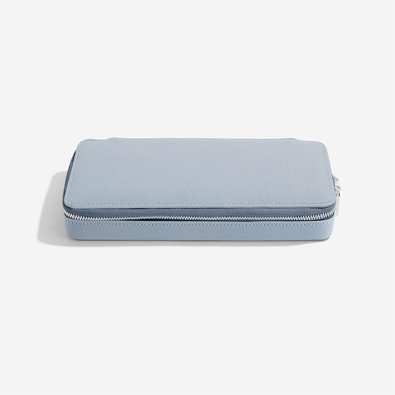 Stackers Sleek Necklace Travel Box – Dusky Blue