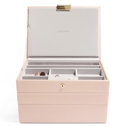 Stackers Classic Jewellery Box, Set of 3 – Blush