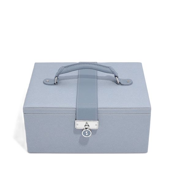 Stackers Luxury Classic Jewellery Box – Dusky Blue