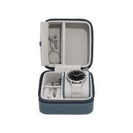Stackers Watch & Jewellery Box – Blue Canvas