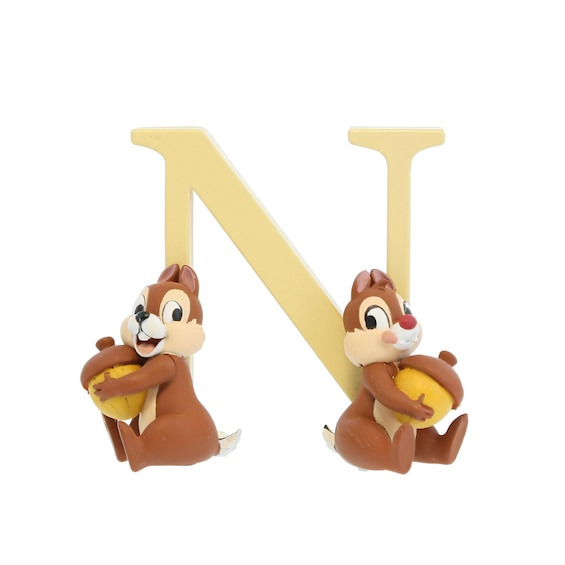 Disney Showcase - Chip n Dale Cast Stone Letter 'N' Figurine