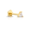 Thumbnail Image 0 of 9ct Yellow Gold Cubic Zirconia Triangle Cartilage Earring