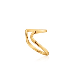Ania Haie 14ct Yellow Gold Plated Double Ear Cuff
