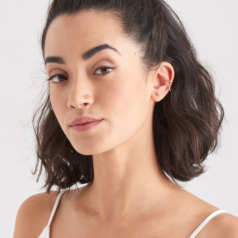Main Image 2 of Ania Haie 14ct Yellow Gold Plated Double Ear Cuff