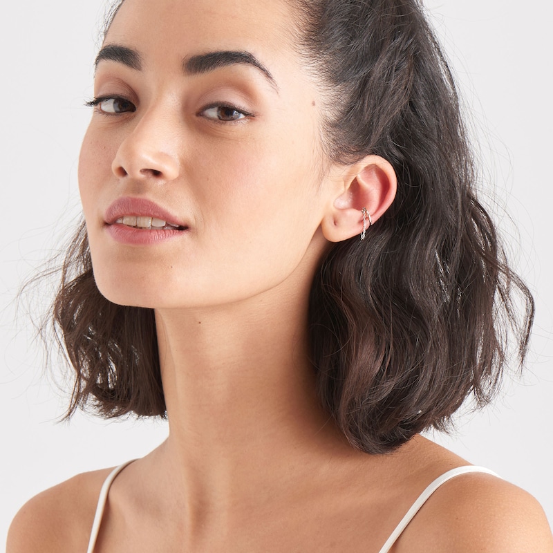 Ania Haie Sterling Drop Chain Ear Cuff