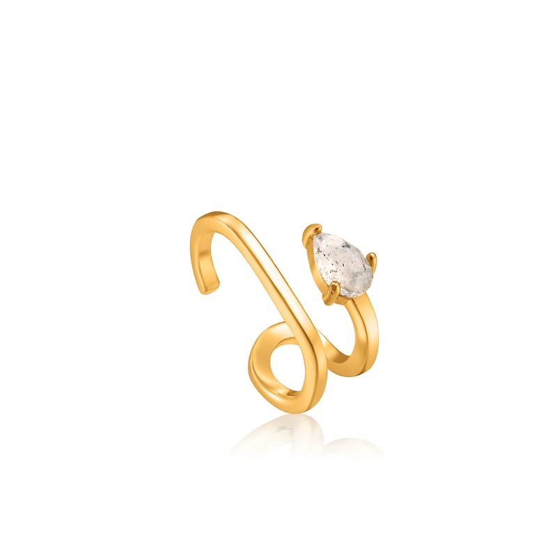 Ania Haie 14ct Yellow Gold Plated Midnight Ear Cuff