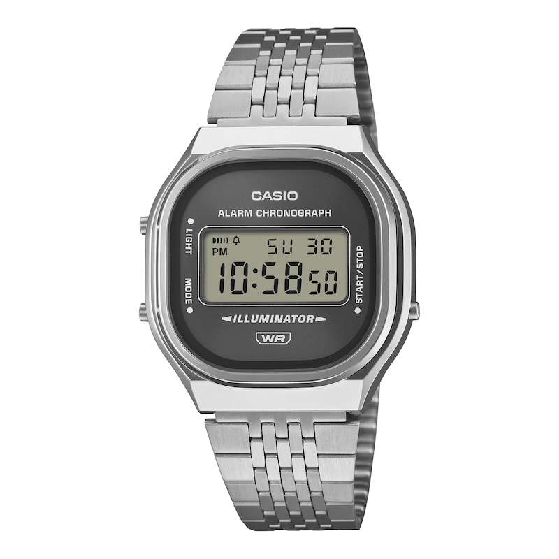 Main Image 1 of Casio A140WE-8AEF Grey Dial Stainless Steel Bracelet Watch