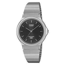 Casio MQ-24DA-1AEF Black Dial Stainless Steel Bracelet Watch