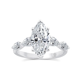 Harriet Platinum Marquise Solitaire 2.95ct Lab Grown Diamond Ring