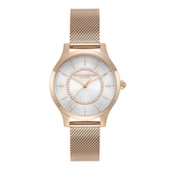Olivia Burton Women's Gold/Stainless Steel/Silver 50M Gold/Silver Wonderlust Mesh Bracelet Watch - W28142 24000213 - Image 4