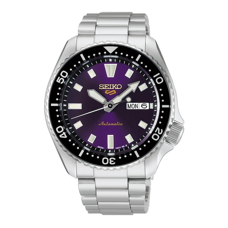 Main Image 1 of Seiko 145th Anniversary Limited Edition Seiko 5 Sports SKX Edo Purple Dial Bracelet Watch