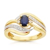 Thumbnail Image 0 of 9ct Gold Sapphire & Diamond Eternity Ring