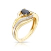 Thumbnail Image 2 of 9ct Yellow Gold Sapphire & Diamond Eternity Ring