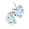Thumbnail Image 1 of Sterling Silver Heart Shaped Engravable Locket