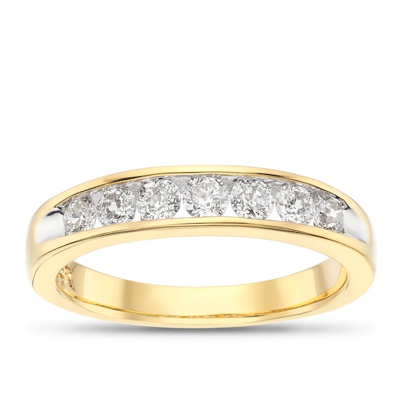 The Forever Diamond 18ct Yellow Gold Eternity 0.35ct Diamond Ring