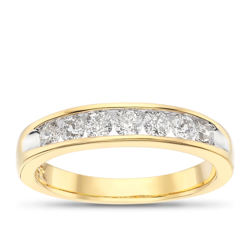 Main Image 1 of The Forever Diamond 18ct Yellow Gold 0.35ct Diamond Eternity Ring