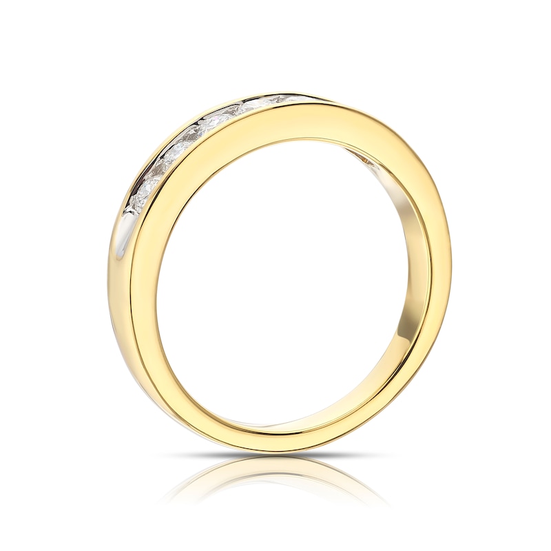 Main Image 3 of The Forever Diamond 18ct Yellow Gold 0.35ct Diamond Eternity Ring