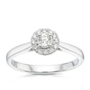 Thumbnail Image 1 of The Forever Diamond 18ct White Gold 0.25ct Diamond Round Halo Ring