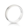 Thumbnail Image 3 of Sterling Silver & 9ct Rose Gold Matt & Polished 6mm Ring