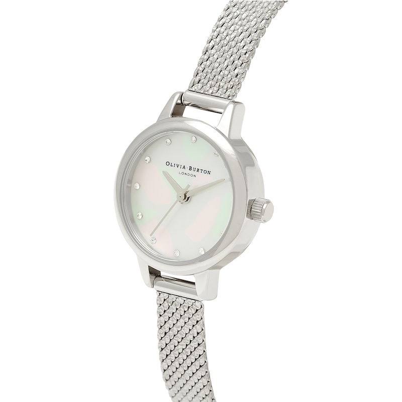 Olivia Burton Classics Stainless Steel Mesh Bracelet Watch