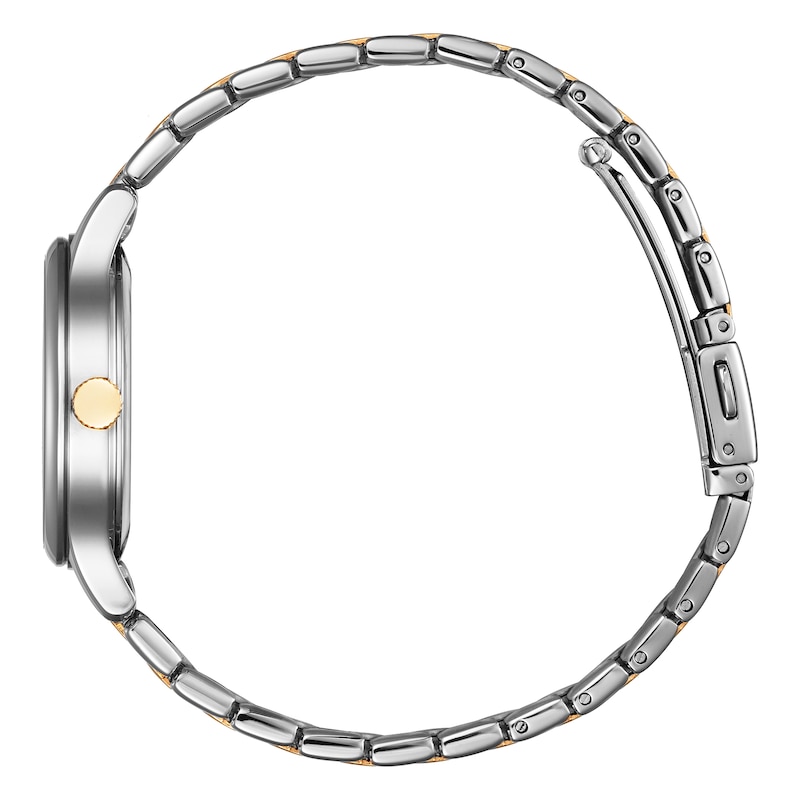 Main Image 2 of Citizen Eco-Drive Ladies' MOP Dial Two Tone Stainless Steel Bracelet Watch