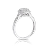 Thumbnail Image 1 of 9ct White Gold 0.40ct Total Diamond Cluster Ring