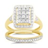 Thumbnail Image 0 of Perfect Fit 9ct Yellow Gold 0.80ct Total Diamond Bridal Set