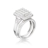 Thumbnail Image 0 of Perfect Fit 9ct White Gold 1.50ct Total Diamond Bridal Set