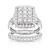 Thumbnail Image 2 of Perfect Fit 9ct White Gold 1.50ct Total Diamond Bridal Set