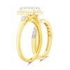 Thumbnail Image 2 of Perfect Fit 9ct Yellow Gold 0.40ct Total Diamond Bridal Set
