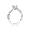 Thumbnail Image 2 of Engagement Ring The Forever Diamond Platinum 1ct Total Ring